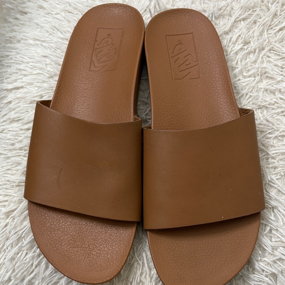 Vans Brown Slide Sandals